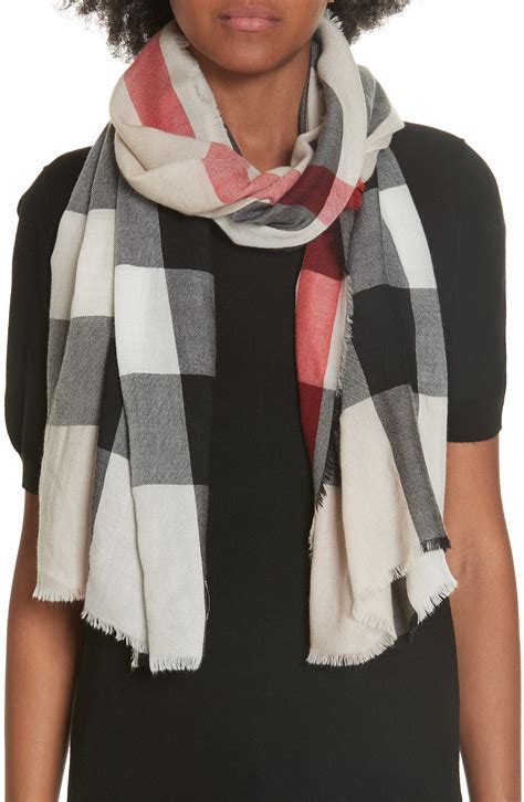 burberry scarf nordstrom cashmere|burberry cashmere scarf for women.